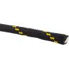 imageFoot Diamond Braided Rope for Knot Tying Practice Boats Trailer Tie Down  Black ampamp Yellow Polyester Rope with Low Stretch ampamp High Shock Absorbency 38Inch x 10038 Inch