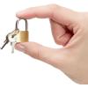 imageJuvale 12 Pack 12inch Small Luggage Locks with Keys  Mini Padlocks for Locker Suitcase and Gym  Locks for Luggage07 x 12 x 025 Inches