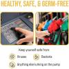 imageMaplefield 2Pack Reusable Gas Pump Gloves  Comfortable and EasyWear Fueling Hand Protection for Gasoline Pump