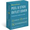 imageMaplefield Peel and Stick Outlet Cover for Single Stack US Outlets  Waterproof Splash Guard with ButtonHinged Secure Closure for Indoor ampamp Outdoor Use 63Inch x 5Inch