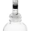 image45 Pack Press In Medicine Bottle Adapter for Syringe 3 Sized Medical Dosing Adaptor for Oral Dispensers Liquid Medication