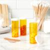 imageJuvale 50 Pack Empty Pill Bottles with Caps for Prescription Medication 20Dram Plastic Medicine Containers Orange  Medicine Bottle  Plastic Vials with Caps6 Dram