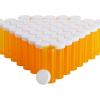 imageJuvale 50 Pack Empty Pill Bottles with Caps for Prescription Medication 20Dram Plastic Medicine Containers Orange  Medicine Bottle  Plastic Vials with Caps6 Dram