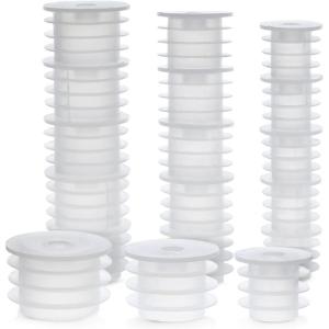 image45 Pack Press In Medicine Bottle Adapter for Syringe 3 Sized Medical Dosing Adaptor for Oral Dispensers Liquid Medication