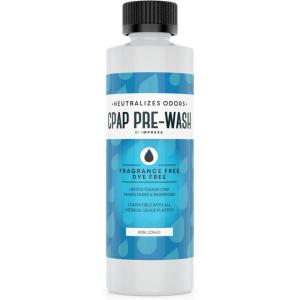 imageIMPRESA CPAP PreWash Cleaning Solution  8 fl oz  Unscented ampamp DyeFree Soap Neutralizes Odors ampamp Removes Debris  Compatible with CPAP ampamp BiPAP Machines  Made in USA