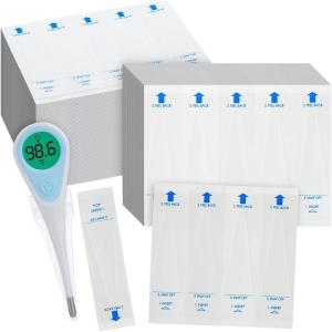 imageJuvale Disposable Digital Thermometer Covers 300 Pack  Hygienic Probe Covers for Digital Thermometer  Single Use Oral ampamp Rectal Sleeves for Adults ampamp Kids300