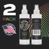 imageImpresa Record Cleaning Solution Refill Spray  2Pack 8 oz Each  Removes Dirt Debris ampamp Static  Vinyl Cleaner Spray for Enhanced Sound Clarity