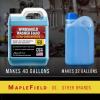 imageMaplefield  Windshield Washer Fluid Concentrate  AllSeason StreakFree Car Window Cleaner  8 fl oz Makes 40 Gallons  Easy Capful Measurement