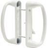 imageSliding Glass Door Handle ampamp Lock  Mortise Style White Diecast Fits 31516 in Hole Spacing  Replacement Patio Handle Set ampamp Sliding Door Lock