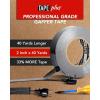 imageElectrical Tape ampamp Gaffer Cloth Adhesive  2 in x 40 yd Black 4 Pack  Waterproof NonReflective for Stage Cable Management Floor Tape ampamp Bookbinding6