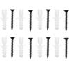imageOkuna Outpost Shelving Brackets with Rod Holder for Closet Shelves  4 Pack Black Metal 125 x 1 x 95 in  Clothes Bar Bracket ampamp Rod Support for Closet StorageWhite