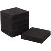 imageStockroom Plus Rubber Pads for Washers ampamp Dryers  4 x 4 in Black 6Pack  Washing Machine Leveling ampamp Stability  Foam Dryer Blocks