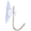 imageJuvale Mini Clear Suction Cup Hooks  ToolFree Installation ampamp Removal with Mini Suction Hooks  Durable Waterproof PVC Design with Plastic Hangers  019 in 30 mm Pack of 100 Clear