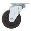 imageStockroom Plus 2Inch Swivel Caster Wheels  Rubber Swivel Casters  FloorProtecting Furniture Wheels  EasyInstall Chair Rollers with Top Plate  Pack of 24 2 in Black