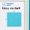 imageIMPRESA Magnetic Dry Erase Erasers Bulk  Magnetic Backing Adheres to Dry Erase Board  Durable Felt for Marker Removal Performance  2in x 2in Light Blue Pack of 12