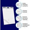 imageIMPRESA Sticky Easel Pads  Strong Adhesive for Office Supplies  Portable for Flip Chart Easels  Heavyweight White Surface for Art Supplies  25 x 30 in White Pack of 5 150 Sheets