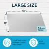 imageImpresa Metal Magnetic Board for Wall  Photo ampamp Note Organizer ampamp Magnetic Memo Board  PowderCoated Steel ampamp Magnet Display  Dual Mounting ampamp Display for Magnets  175 x 12 in Gray Alloy Steel