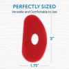 imageImpresa Pottery Tools ampamp Ribs  2Pack Red Silicone Clay Ribs ampamp Rubber Kidney  Soft Ceramic Smoother  Smooths ampamp Shapes Clay ampamp Removes Finger Marks for Wheel Throwing ampamp Handbuilding