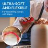 imageImpresa Pottery Tools ampamp Ribs  2Pack Red Silicone Clay Ribs ampamp Rubber Kidney  Soft Ceramic Smoother  Smooths ampamp Shapes Clay ampamp Removes Finger Marks for Wheel Throwing ampamp Handbuilding