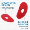 imageImpresa Pottery Tools ampamp Ribs  2Pack Red Silicone Clay Ribs ampamp Rubber Kidney  Soft Ceramic Smoother  Smooths ampamp Shapes Clay ampamp Removes Finger Marks for Wheel Throwing ampamp Handbuilding