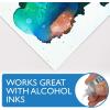 imageImpresa Synthetic Paper for Alcohol Ink ampamp Watercolor  20 Pack 8 x 12 in White Reusable Polypropylene 300gsm 140lb  NonAbsorbent Glossy Paper