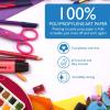 imageImpresa Synthetic Paper for Alcohol Ink ampamp Watercolor  20 Pack 8 x 12 in White Reusable Polypropylene 300gsm 140lb  NonAbsorbent Glossy Paper