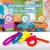 imageIMPRESA Stretchy Fidget Toy  Holiday Stocking Stuffer Toys for Kids  Sensory Noodles ampamp Fidget Noodles Office ampamp Classroom  12 in Long  Stretches to 8 ft Multicolor 5PackOriginal