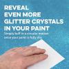 imageImpresa Glitter Paint Additive Kit  4 x 35 Oz UltraFine Silver Glitter ampamp 4 Buffing Pads  Add to Paint or Varnish for Walls Ceilings Grout ampamp Furniture