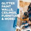 imageImpresa Glitter Paint Additive Kit  4 x 35 Oz UltraFine Silver Glitter ampamp 4 Buffing Pads  Add to Paint or Varnish for Walls Ceilings Grout ampamp Furniture