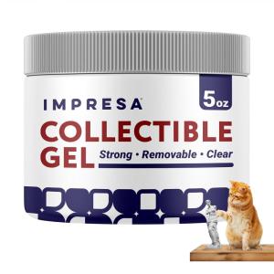 imageImpresa Museum Gel  5 Oz Clear  Clear Removable Museum Putty  Secure Hold Gel for Objects ampamp Collectibles  Versatile Reusable Adhesive for Art ampamp Decor