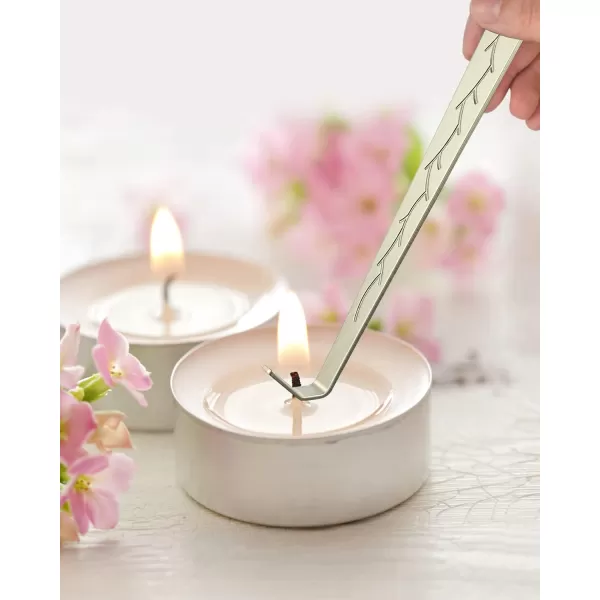 imageRONXS 3 in 1 Candle Wick Trimmer Set Candle Accessory Wick Cutter Candle Snuffer Extinguisher Candle Wick Dipper with Gift Package for Candle Lovers SilverBbronze