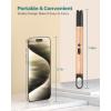 imageRonxs Lighter Electric Lighter Windproof Flameless Arc USB Candle Lighter Plasma Rechargeable Lighter with Hanging Hook for Candle BBQ CampingChampagne