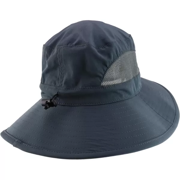 imageTrendy Apparel Shop XXL Oversized Summer Shade Wide Brim Mesh Bucket HatDark Grey