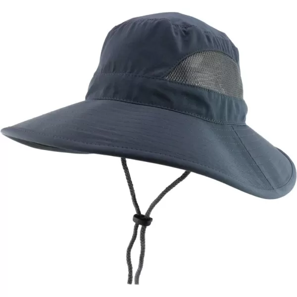 imageTrendy Apparel Shop XXL Oversized Summer Shade Wide Brim Mesh Bucket HatDark Grey