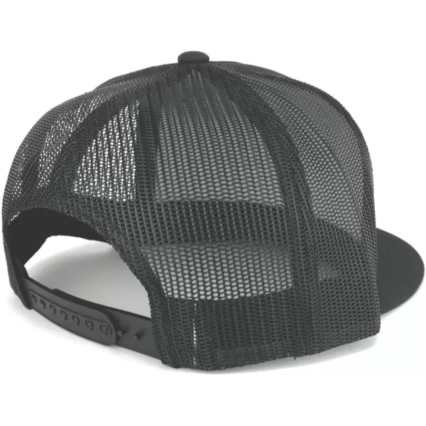 imageTrendy Apparel Shop Flexfit Oversize XXL Structured Blank 5 Panel Flatbill Snapback Mesh CapCharcoal