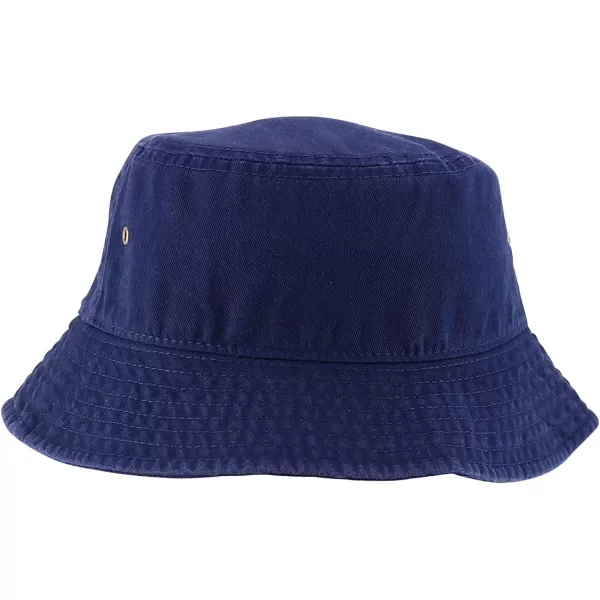 imageTrendy Apparel Shop Kid Size Outdoor 100 Cotton Stonewashed Bucket Hat  52cmNavy
