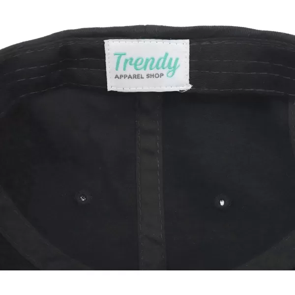 imageTrendy Apparel Shop Oversize XXL Plain Unstructured Soft Crown Cotton Dad HatBlack
