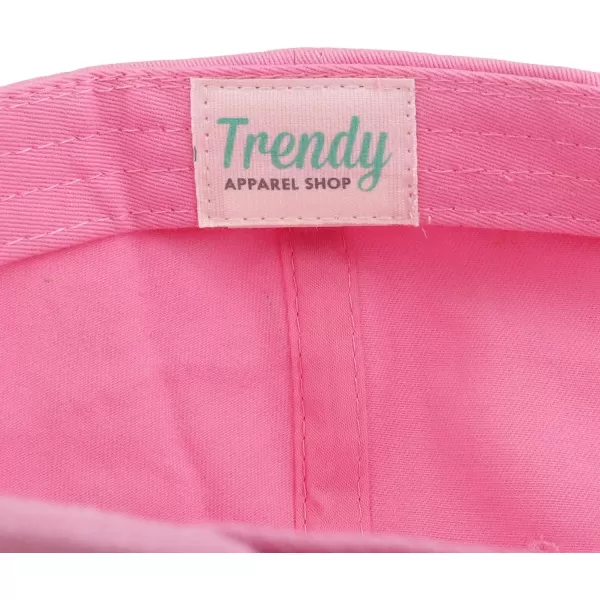 imageTrendy Apparel Shop Oversize XXL Plain Unstructured Soft Crown Cotton Dad HatPink