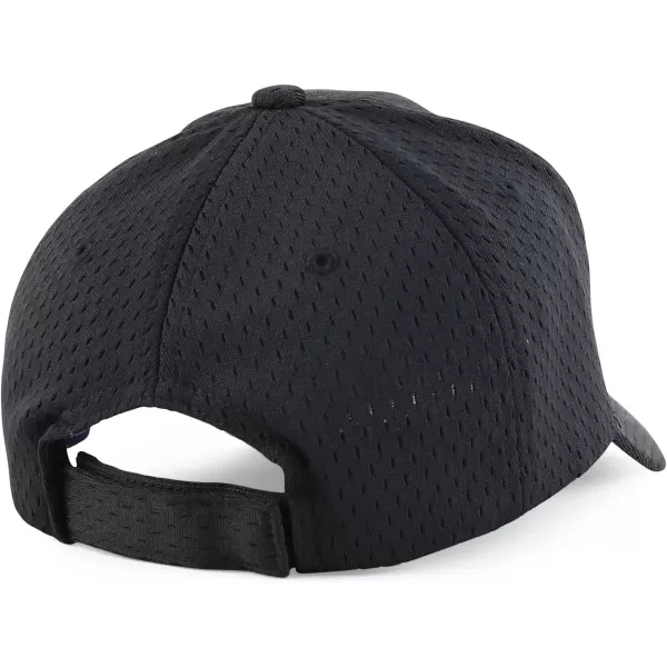imageTrendy Apparel Shop Youth Size Pro Mesh Structured Baseball CapBlack