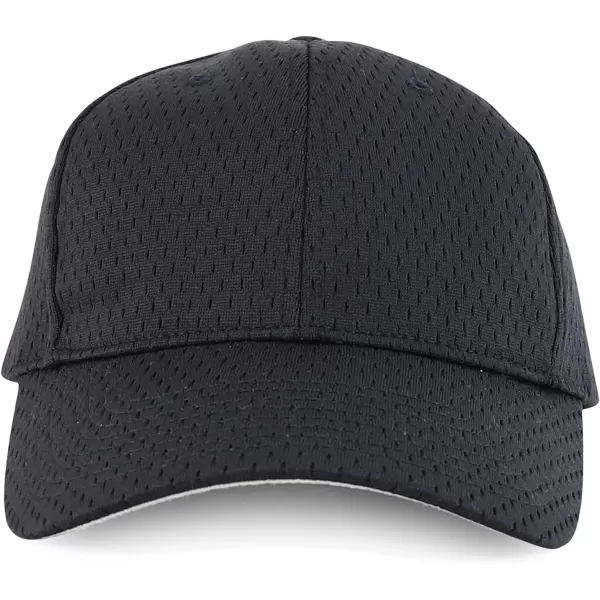 imageTrendy Apparel Shop Youth Size Pro Mesh Structured Baseball CapBlack