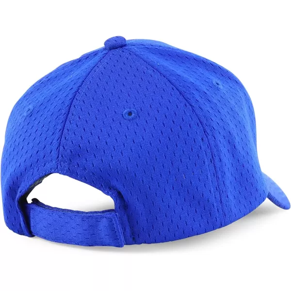 imageTrendy Apparel Shop Youth Size Pro Mesh Structured Baseball CapRoyal