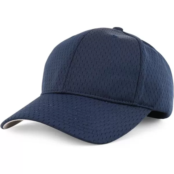 imageTrendy Apparel Shop Youth Size Pro Mesh Structured Baseball CapNavy