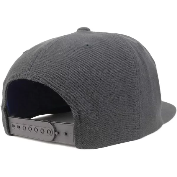 imageTrendy Apparel Shop Flexfit Daddy Script Font Embroidered Structured Flatbill Snapback CapCharcoal