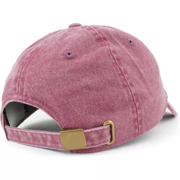 imageTrendy Apparel Shop Tuxedo Cat Kitten Patch Pigment Dyed Washed Baseball CapBurgundy