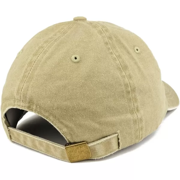 imageTrendy Apparel Shop Tuxedo Cat Kitten Patch Pigment Dyed Washed Baseball CapKhaki