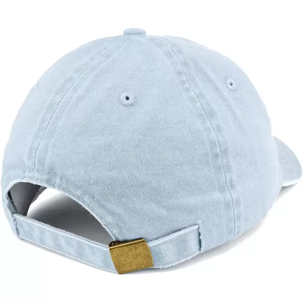 imageTrendy Apparel Shop Tuxedo Cat Kitten Patch Pigment Dyed Washed Baseball CapLight Blue