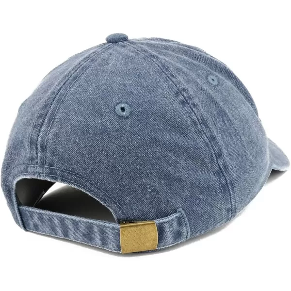 imageTrendy Apparel Shop Tuxedo Cat Kitten Patch Pigment Dyed Washed Baseball CapNavy
