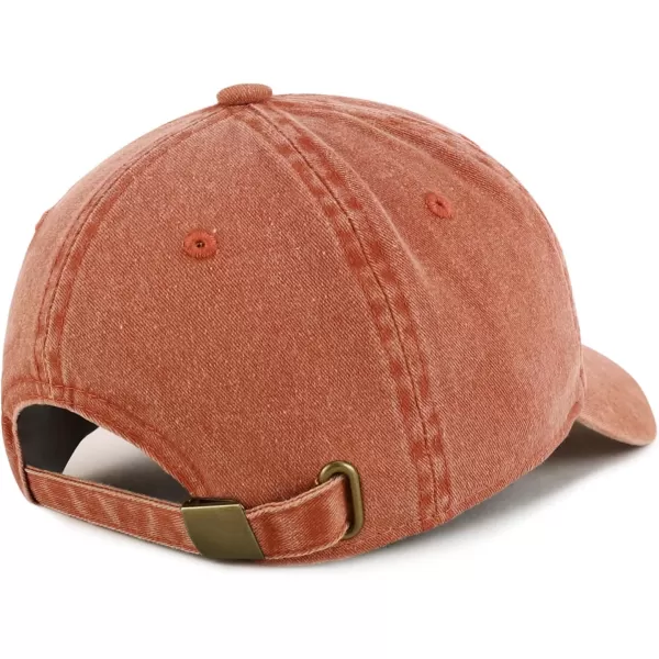 imageTrendy Apparel Shop Vintage 1984 Embroidered 40th Birthday Soft Crown Washed Cotton CapOrange
