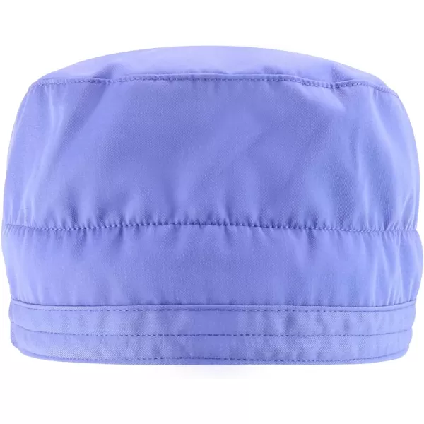 imageTrendy Apparel Shop XXL Oversized Working Scrub Cap with Sweatband and Elastic Tie BackCeil Blue