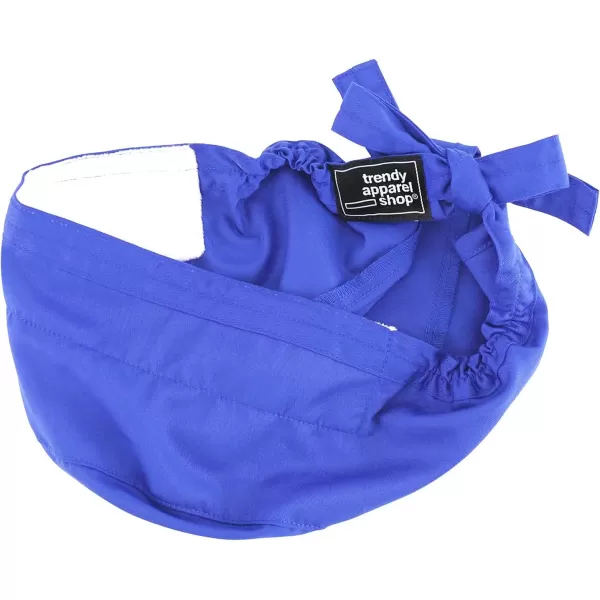 imageTrendy Apparel Shop XXL Oversized Working Scrub Cap with Sweatband and Elastic Tie BackRoyal